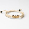 mini: Wooden Bracelet Paper Boat Anigre Cotton (3)