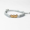 mini: Wooden Bracelet Paper Boat Anigre Cotton (4)