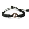 mini: Wooden Bracelet Lotus Flower Merbau Cotton (6)