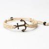 mini: Wooden Bracelet Anchor Merbau Cotton (3)