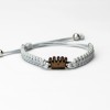 mini: Wooden Bracelet Crown Merbau Cotton (4)