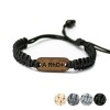 mini: Wooden Bracelet Blood Type Merbau Cotton (Custom) (1)