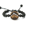 Picture for: Wooden Bracelet Mountains Merbau Stone