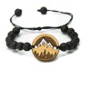 mini: Wooden Bracelet Mountains Anigre Stone (1)