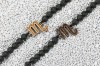 mini: Wooden Bracelet Zodiac Sign - Scorpio - Merbau Stone (2)