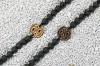 mini: Drewniana bransoletka Znak Zodiaku - Rak - Aniegre Kamień Wulkaniczny (2)
