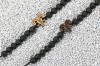 mini: Drewniana bransoletka Znak Zodiaku - Baran - Merbau Kamień Wulkaniczny (2)