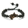 mini: Wooden Bracelet Fox Merbau Stone (1)
