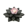 mini: Drewniana wpinka / broszka Heban Pink (1)