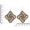 mini: Wooden earrings VESTA American Walnut (3)