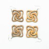 mini: Wooden earrings VESTA American Walnut (4)