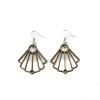 mini: Wooden earrings IRIS Zebrano (1)