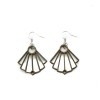 mini: Wooden earrings IRIS American Walnut (1)
