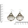 mini: Wooden earrings IRIS Zebrano (3)