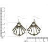 mini: Wooden earrings IRIS American Walnut (3)