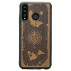 mini: Huawei P30 Lite Compass Merbau Wood Case (1)