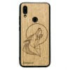mini: Drewniane Etui Xiaomi Redmi 7 WILK DĄB (1)