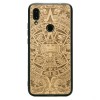 mini: Xiaomi Redmi 7 Aztec Calendar Anigre Wood Case (1)