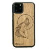 mini: Drewniane Etui na iPhone 11 PRO WILK DĄB (1)