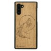 mini: Drewniane Etui na Samsung Galaxy NOTE 10 WILK DĄB (1)