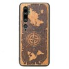 mini: Drewniane Etui Xiaomi Mi Note 10 / 10 Pro RÓŻA WIATRÓW MERBAU (1)