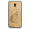 mini: Drewniane Etui Xiaomi Redmi 8A WILK DĄB (1)