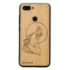 mini: Drewniane Etui Xiaomi Mi 8 Lite WILK DĄB (1)