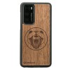 mini: Drewniane Etui Huawei P40 NIEDŹWIEDŹ MERBAU (1)