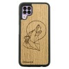 mini: Drewniane Etui Huawei P40 Lite WILK DĄB (1)