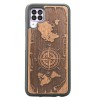 mini: Drewniane Etui Huawei P40 Lite RÓŻA WIATRÓW MERBAU (1)