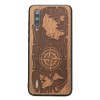 mini: Drewniane Etui Xiaomi Mi 9 Lite RÓŻA WIATRÓW MERBAU (1)