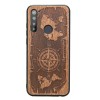 mini: Drewniane Etui Xiaomi Redmi Note 8T RÓŻA WIATRÓW MERBAU (1)