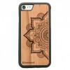 mini: Drewniane Etui na iPhone SE 2020 MANDALA JABŁOŃ (1)