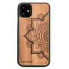 mini: Drewniane Etui na iPhone 11 MANDALA JABŁOŃ (1)