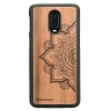 mini: Drewniane Etui One Plus 6T / 7 MANDALA JABŁOŃ (1)