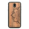 mini: Drewniane Etui na Samsung Galaxy J7 2017 MANDALA JABŁOŃ (1)