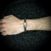mini: Bracelet Bewood Unique 4 Elements - Earth Cotton Black (2)