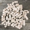 mini: Drewniane klocki Bewood - Naturalne 100 szt. (1)