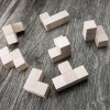 mini: Drewniane klocki Bewood - Kostka logiczna naturalna (2)