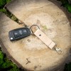 mini: Leather Keychain - Pro - Genuine Leather - Natural (2)
