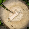 mini: Leather Keychain - Pro - Genuine Leather - Natural (5)