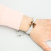 mini: Drewniana Bransoletka Lady Motyl Aniegre Pleciona (3)