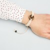 mini: Wooden Bracelet Lady Day and Night Anigre Cotton (4)
