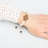 mini: Wooden Bracelet Lady Hamsa Anigre Cotton (4)