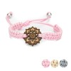 mini: Drewniana Bransoletka Lady Mandala Aniegre Pleciona (1)