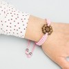 mini: Drewniana Bransoletka Lady Mandala Aniegre Pleciona (2)