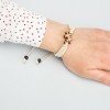 mini: Wooden Bracelet Lady Puzzel Anigre Cotton (4)