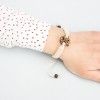 mini: Wooden Bracelet Lady Shamrock Anigre Cotton (4)
