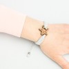 mini: Wooden Bracelet Lady Star Anigre Cotton (3)