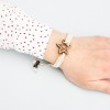 mini: Wooden Bracelet Lady Star Anigre Cotton (4)